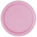 Unique 8 Pack Plates Lovely Pink Round 9