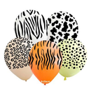 Kalisan Safari Mix 12" Latex Balloons 25pk
