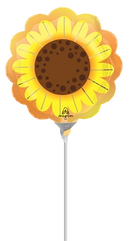Anagram Sunflower Glow 14" Air Fill Foil Balloon