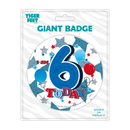 Big Badges Age 6 Male 6pk