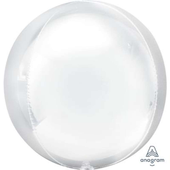 Anagram Foil Balloon 16" Orbz White