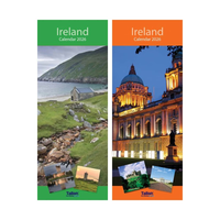 Tallon 24-pack Ireland Super Slim Calendar set featuring slim, compact calendars with Irish-themed designs.