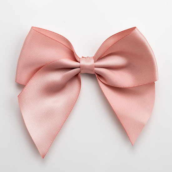 Italian Options 6 Pack Ribbon Bows Rose Gold 10cm