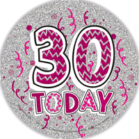 Big Badges Age 30 Female 6pk
