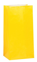 Unique 12 Pack Sweet Bags Paper Sun Yellow