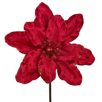 Davies Products Velvet Magnolia Red 23cm