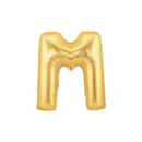 Oaktree Foil Balloon Gold 7" Letter M