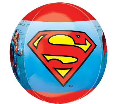 Anagram Foil Balloon Orbz Superman 16