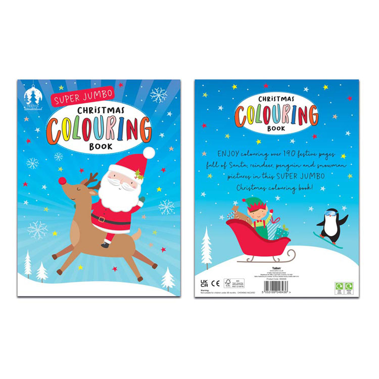 Activity Colouring Book Jumbo Christmas