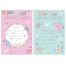Poppyhill C50 Birthday Granddaughter 12pk