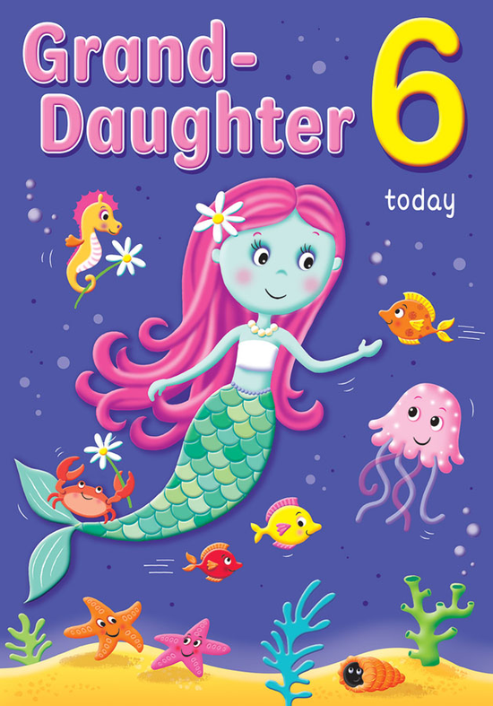 Regal C90 Birthday Age 6 Granddaughter 6pk