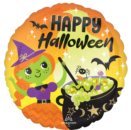 Anagram Foil Balloon Witches Brew 18"