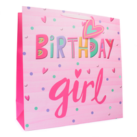 Tiger Feet 6 Pack Gift Bag Birthday Girl Giant