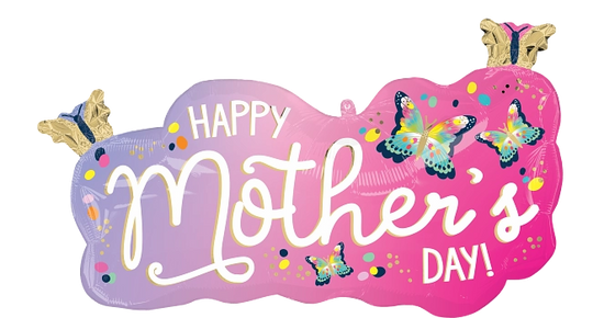 Anagram Mother's Day Flutters 31" Foil Balloon
