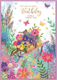 Isabel's Garden C50 Birthday Open 6pk
