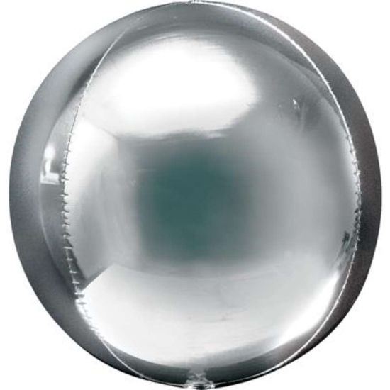 Anagram Foil Balloon 16" Orbz Metallic Silver
