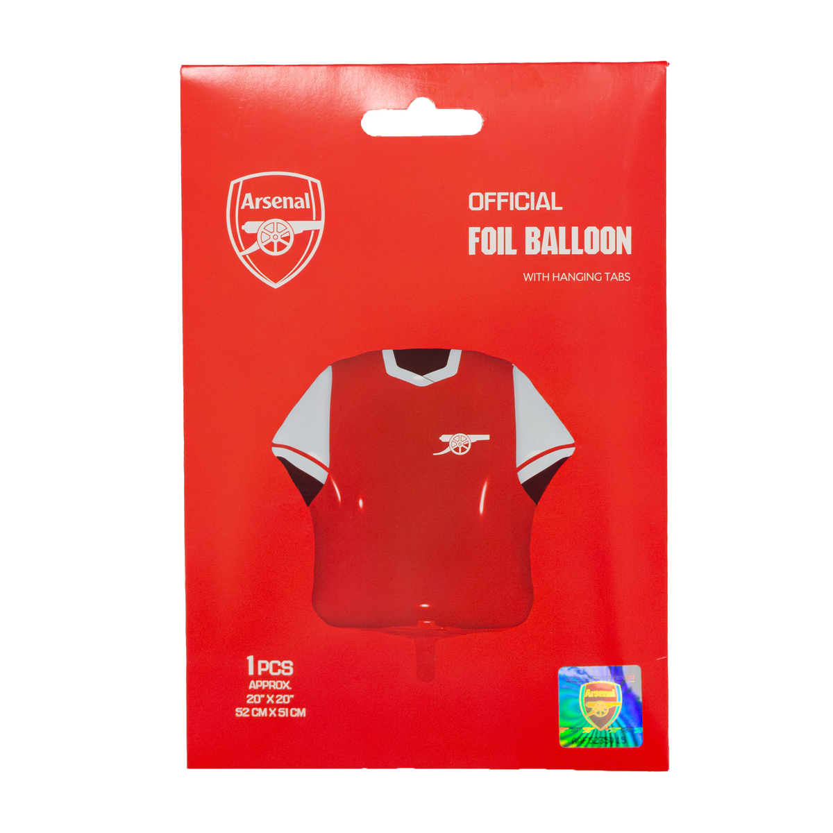 Official Arsenal Shirt 21" Foil Balloon