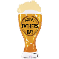 Hoppy Father's Day Beer 39" Large Foil Balloon