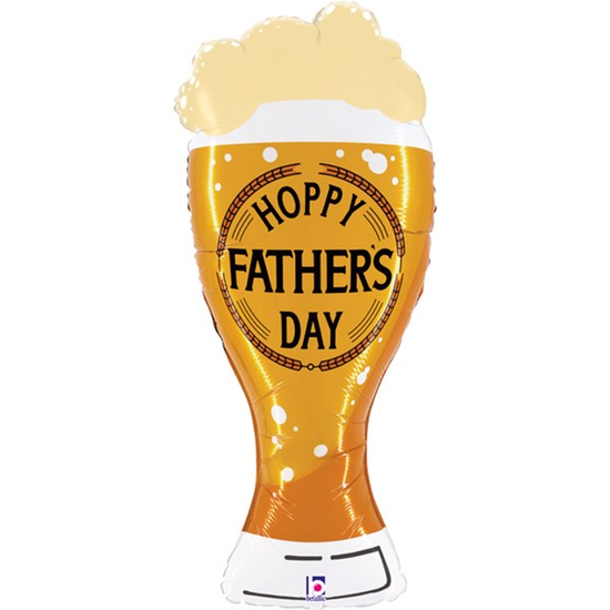 Hoppy Father's Day Beer 39" Large Foil Balloon