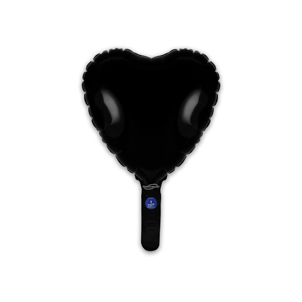 Oaktree Black Heart 9" Foil Balloon (Loose)