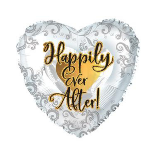 CTI Foil Balloon Happily Ever After 17" (Loose)