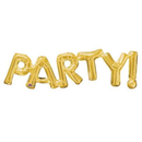 Foil Balloon Phrase Party! Gold 33