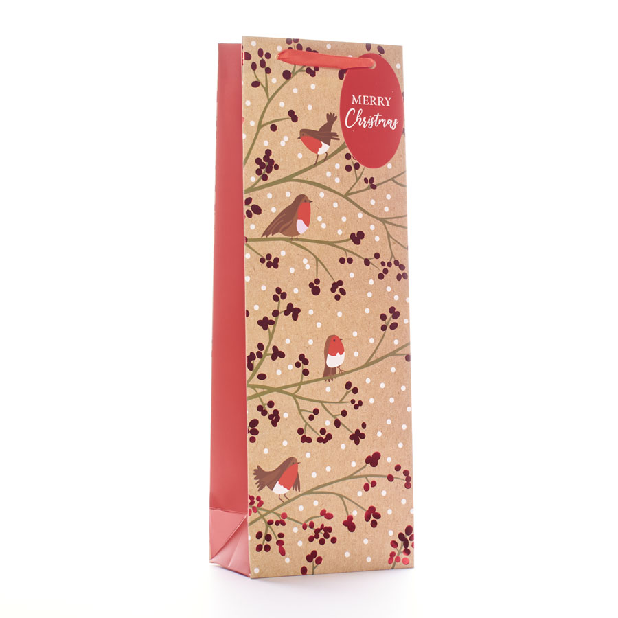Tiger Feet Gift Bag Robin Gift Bottle 12pk