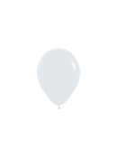 Sempertex Fashion White 5" Latex Balloons 50pk