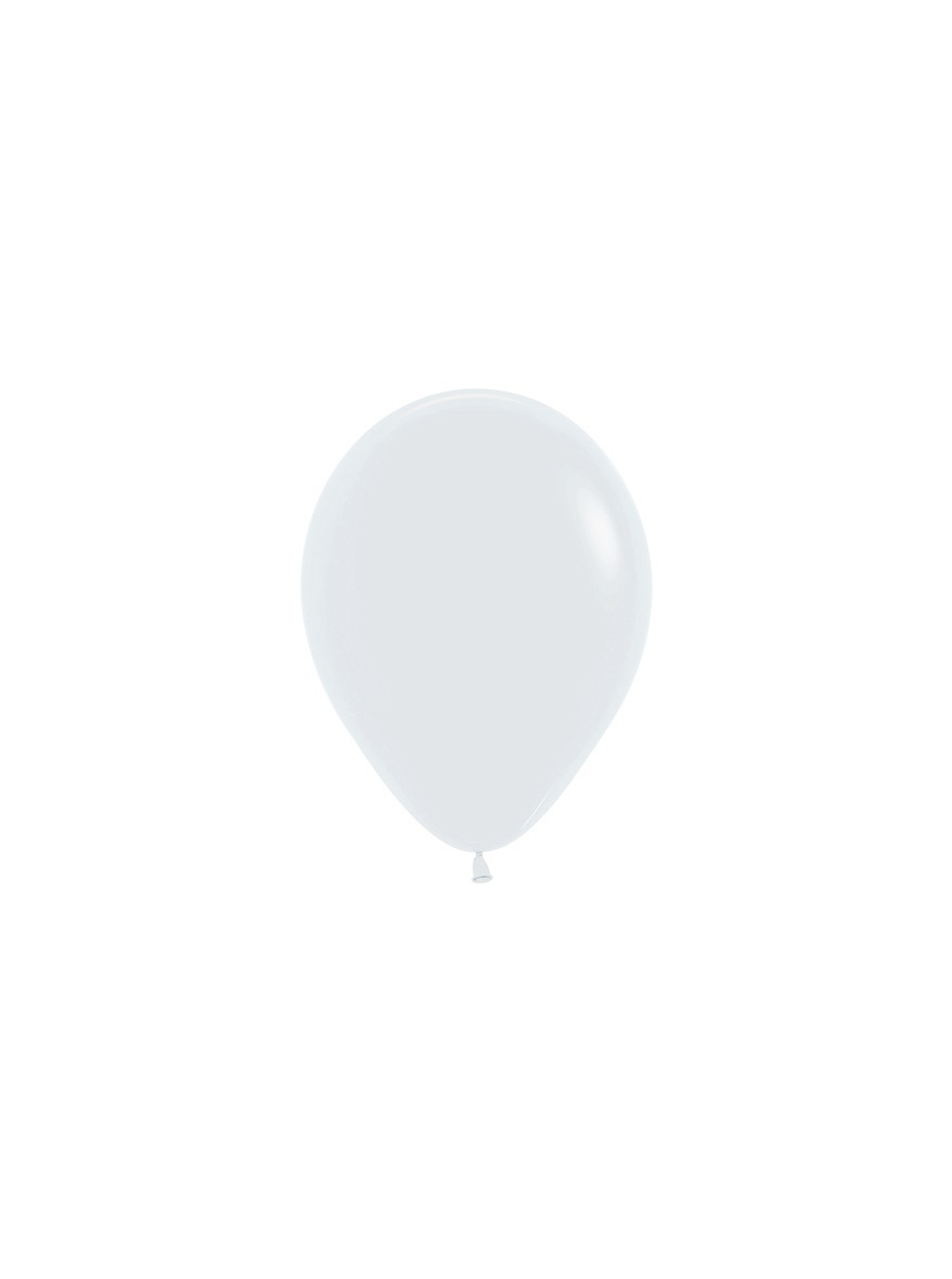 Sempertex Fashion White 5" Latex Balloons 50pk