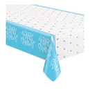 Unique Tablecover Blue Baby Shower 54" x 84