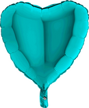 Grabo Foil Balloon Tiffany Heart 18"