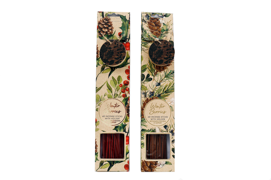 Incense Sticks W/Holder 40pk (Design May Vary)