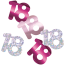 14g Confetti Age 18 Glitz Pink