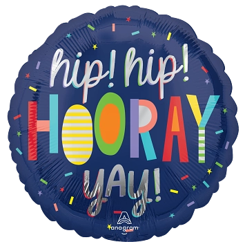Anagram Foil Balloon Hooray! 18