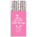 Eurowrap 49 Pack Rollwrap Floral 3m