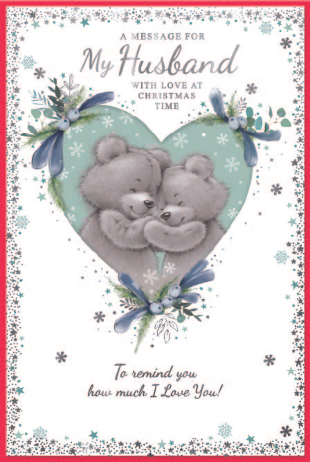 Simon Elvin 6 Pack Cards C75 Christmas Husband