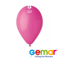 Gemar Standard Fuchsia 13" Latex Balloons 50pk