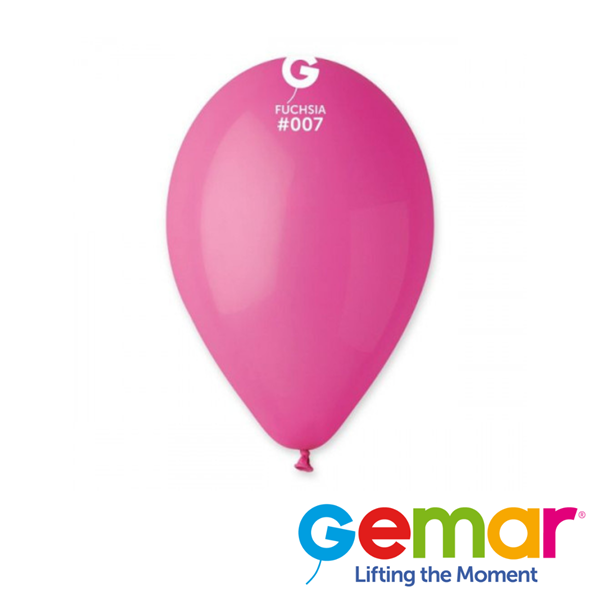 Gemar Standard Fuchsia 13" Latex Balloons 50pk