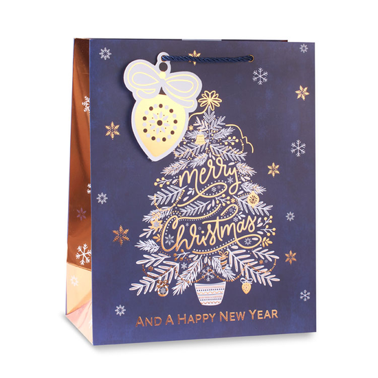 6pk Large Portrait Gift Bags Tree