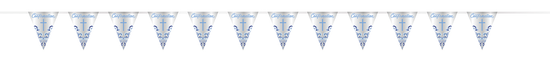 Unique Blue Confirmation Holy Cross Bunting 9ft