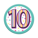 Small Badges Age 10 Female 6pk