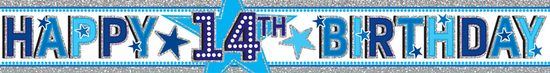 Age 14 Male Stars Banner 2.6M 6pk
