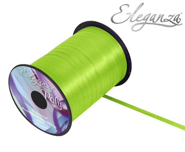 Eleganza Ribbon Lime Green 5mm x 500yds