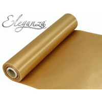 Eleganza Gold Satin Fabric Roll 20M