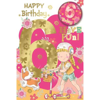 Xpress Yourself C75 Birthday Age 6 6pk