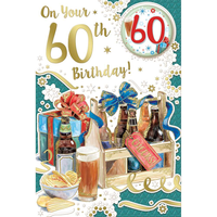 Xpress Yourself C75 Birthday Age 60 6pk
