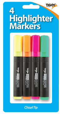 Highlighters Chisel Tip 12pk