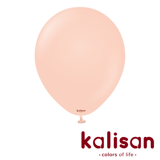 Kalisan Macaron Salmon 18" Latex Balloons 25pk