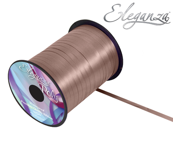 Eleganza Ribbon Chocolate Brown 5mm x 500yds