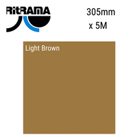 Ritrama Vinyl Optimum Gloss Lt Brown 305mm x 5m